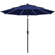 solar led patio umbrella