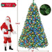 christmas trees 9 ft flocked