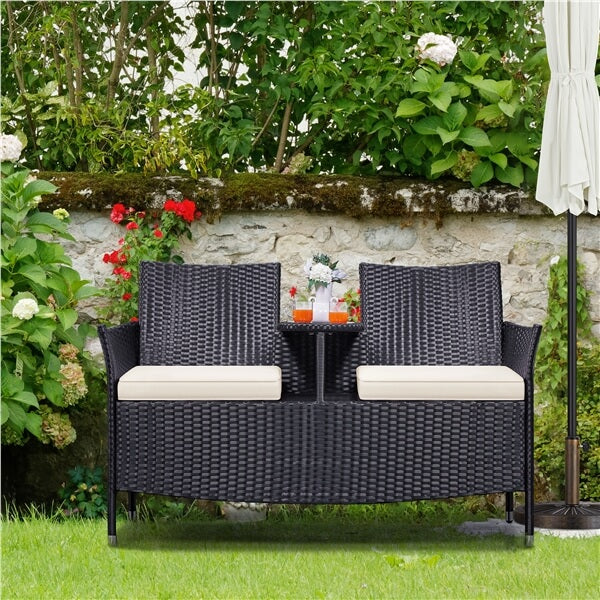 Yaheetech Patio Loveseat