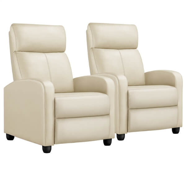 Yaheetech PU Leather Reclining Chair