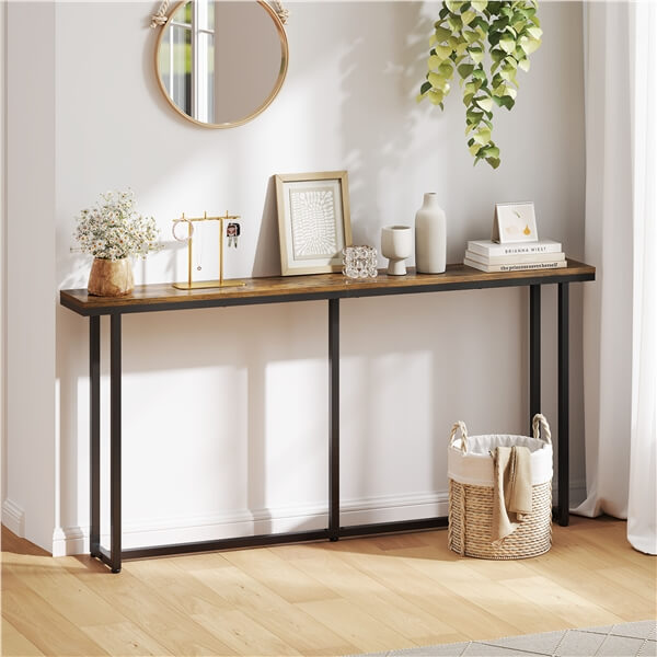 Yaheetech 71 Inch Extra Long Entryway Sofa Table for Behind Couch ...
