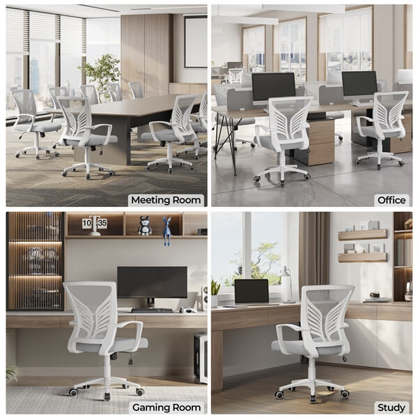 Yaheetech Mesh Office Chair Swivel Rolling