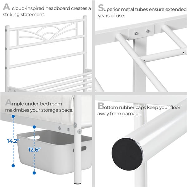 Yaheetech Bed Frames Metal Platform Bed