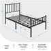 metal bed twin frame