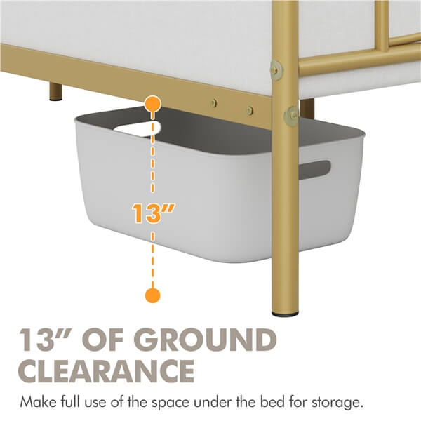 Yaheetech Twin Metal Bed Frame