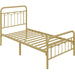 twin mattress metal frame