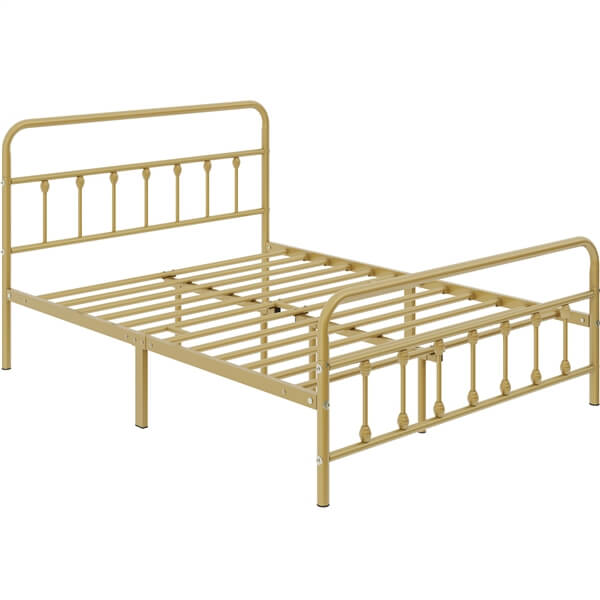 queen metal platform bed frame
