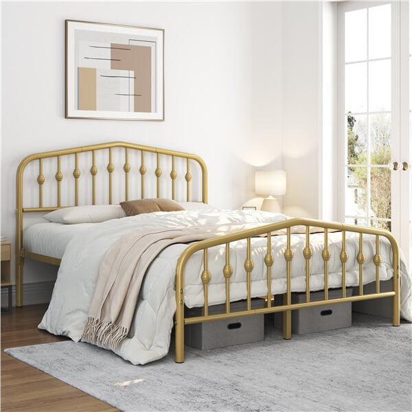 Yaheetech Metal Bed Frame Metal Platform Bed