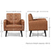 mid century modern slipper chair