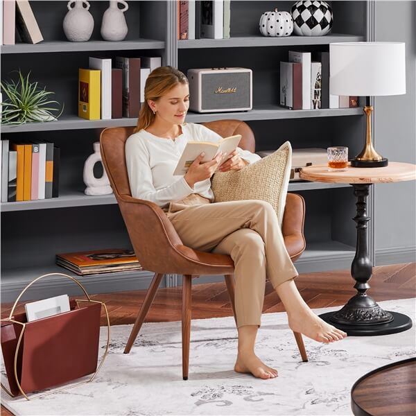 Yaheetech Modern Accent Chair with Metal Legs — yaheetech.shop