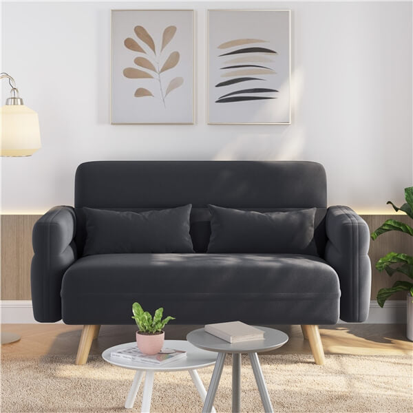Yaheetech 46" Small Modern Fabric Sofa