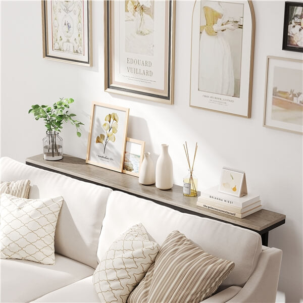 Yaheetech Narrow Console Table with Sturdy Metal Frame