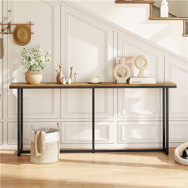 Yaheetech 71 Inch Extra Long Entryway Sofa Table for Behind Couch ...