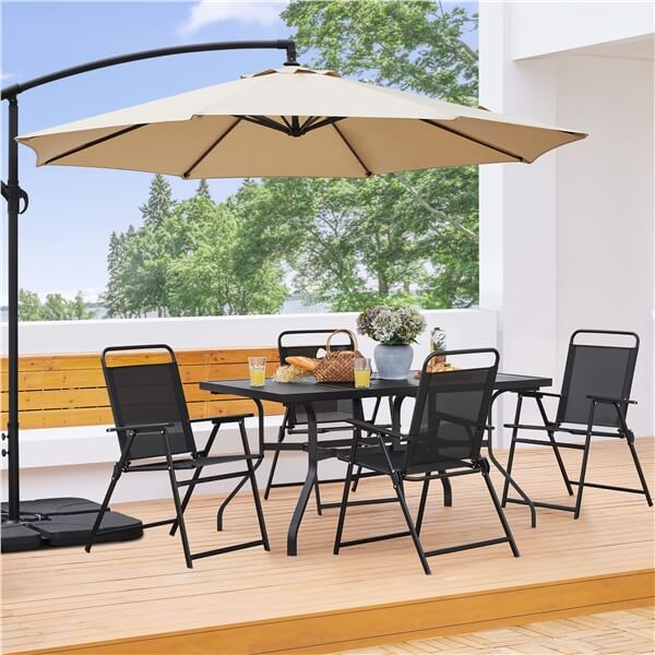 Yaheetech Outdoor Folding Patio Chairs Set of 4