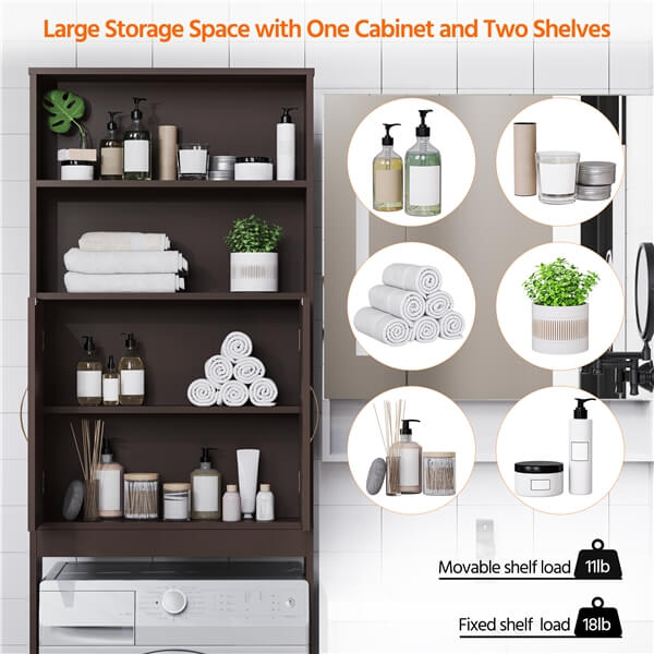 Yaheetech Over The Toilet Storage
