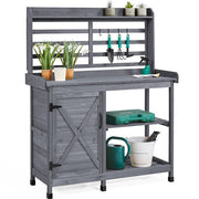 metal garden work table