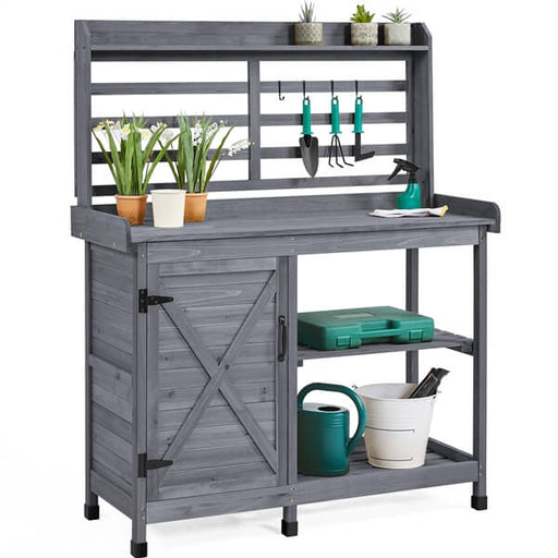 Plastic Potting Bench With Wheels My Potting Bench | Womanswork.com