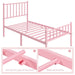 wrought iron bed