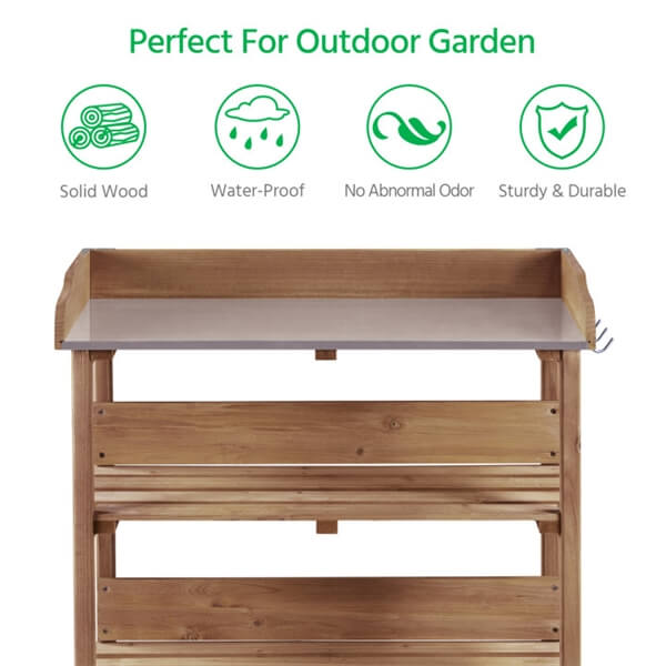 portable potting bench