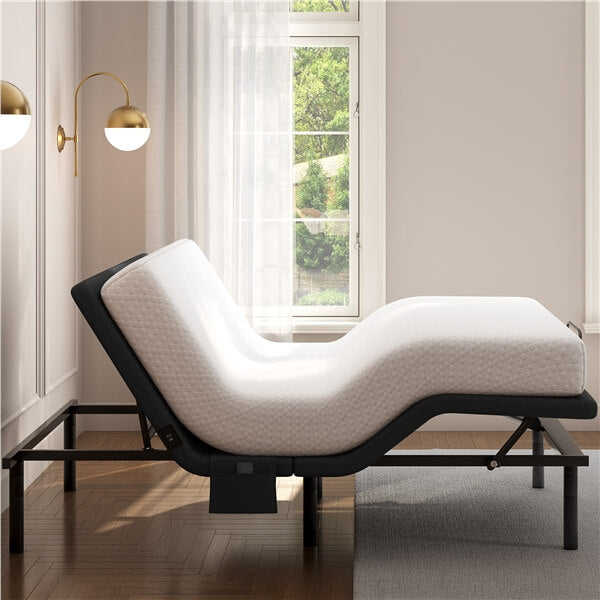 Yaheetech Adjustable Bed Frame with Wireless Remote Control