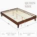 Yaheetech Wooden Bed Frame