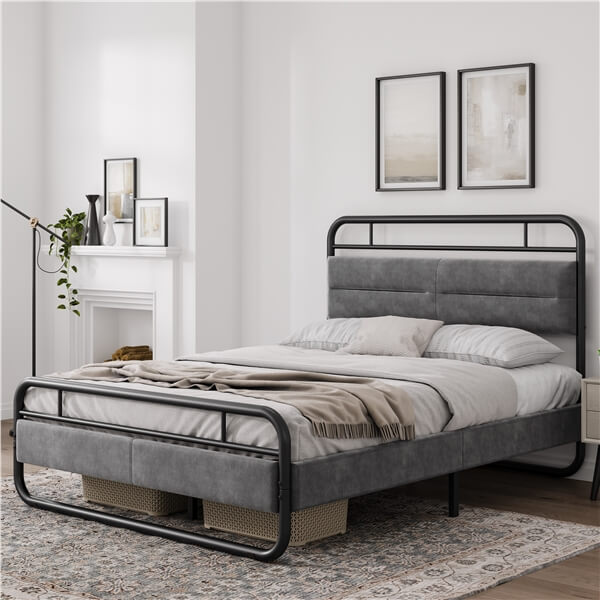 steel queen size bed frame
