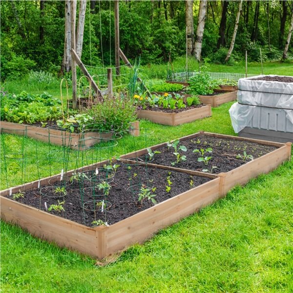Yaheetech 8×4ft Wooden Horticulture Raised Garden Bed