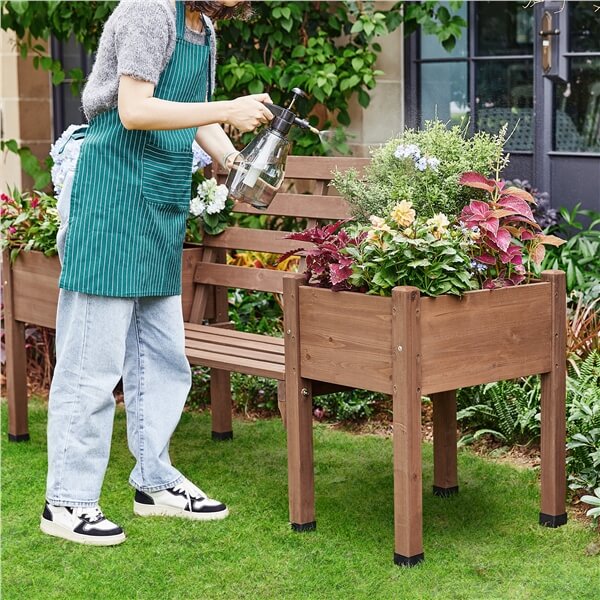 u shaped raised garden bed