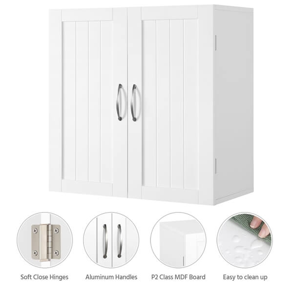 Yaheetech Bathroom Wall Cabinet