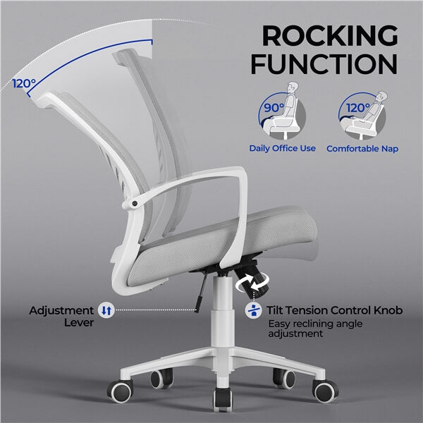 Yaheetech Mesh Office Chair Swivel Rolling