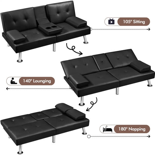 Yaheetech Convertible Sofa Bed