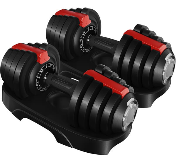 Yaheetech 2 x 3-28LBS Adjustable Dumbbells