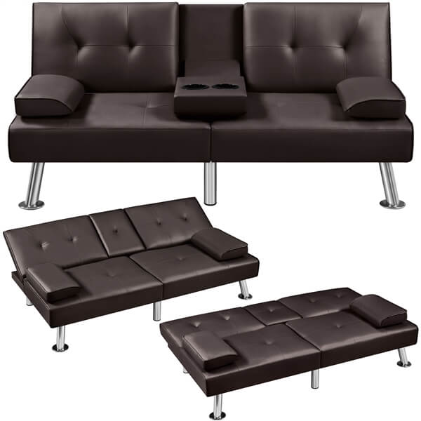 Yaheetech Convertible Sofa Bed