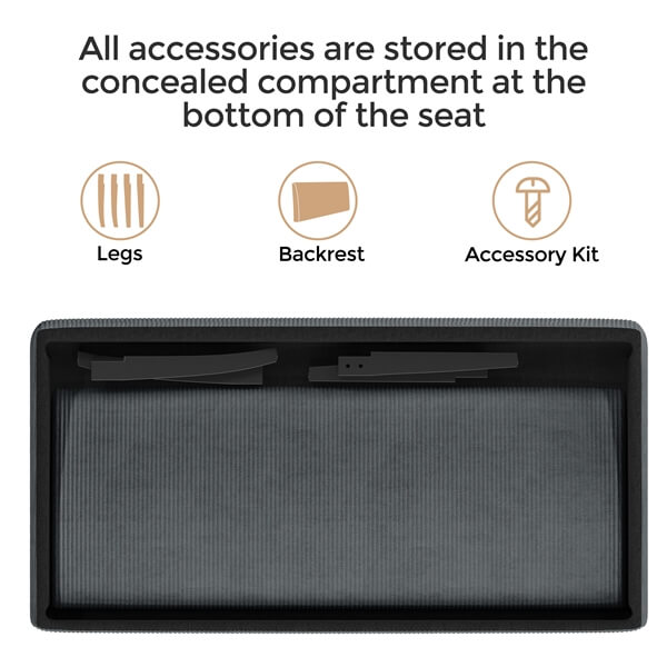 Yaheetech Small Comfy Sofa Mini Loveseat Sofa