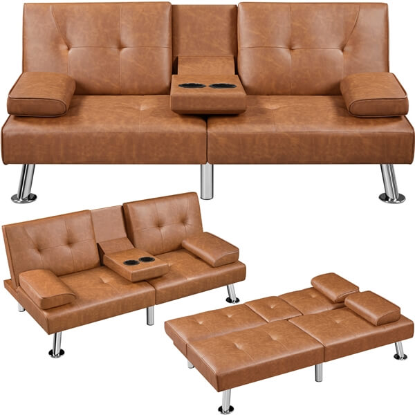 Yaheetech Convertible Sofa Bed