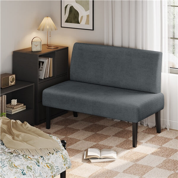 Yaheetech Small Comfy Sofa Mini Loveseat Sofa