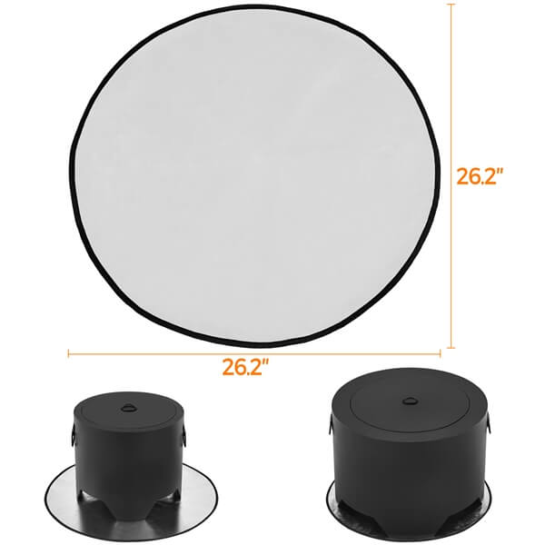 Yaheetech Smokeless Fire Pit for Outdoor Garden Patio Camping