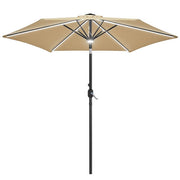 cantilever patio umbrella with solar lights