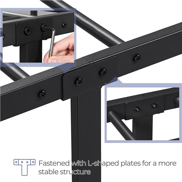 Yaheetech Iron Bed Frame