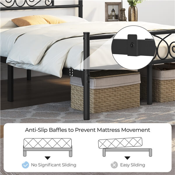 【Kyokopalette】 1200g×2 Yaheetech Metal Bed Frame — yaheetech.shop