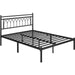 platform metal queen bed frame