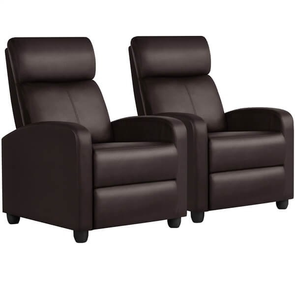 Yaheetech PU Leather Reclining Chair