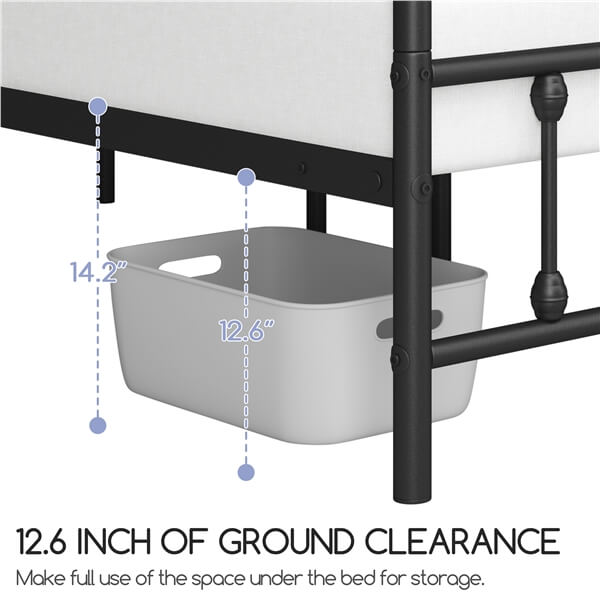 Yaheetech Iron Bed Frame