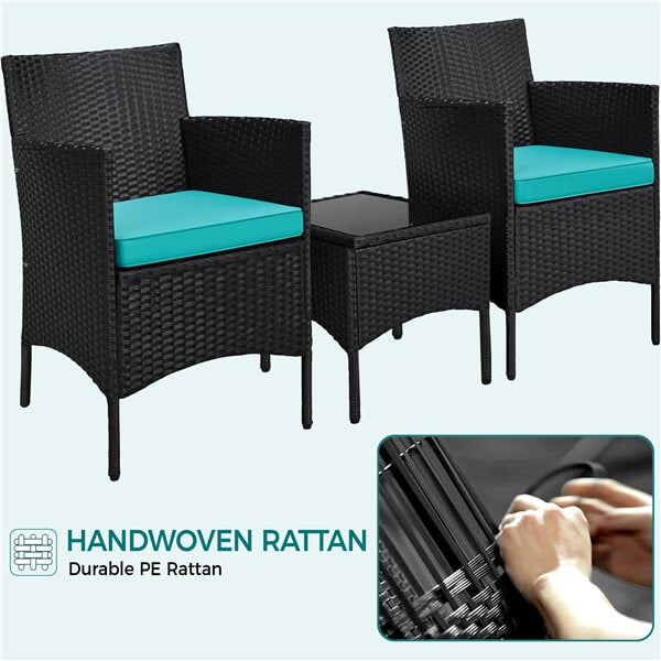 Yaheetech 3 Pieces Patio Porch Furniture Sets