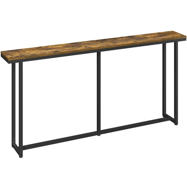 Yaheetech Narrow Console Table with Sturdy Metal Frame