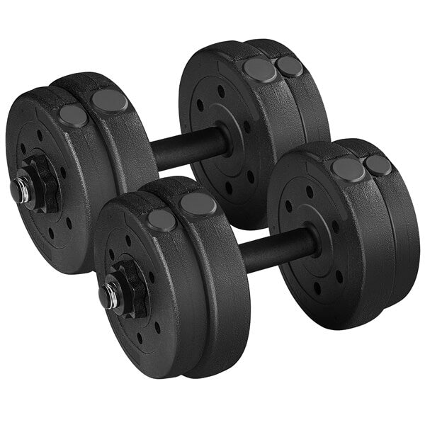 Opti 15kg Dumbbell Set Yaheetech 15kg/33lb Adjustable Dumbbell Set —