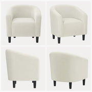 small velvet arm chair