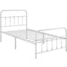 steel frame bed queen
