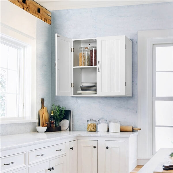 Yaheetech Bathroom Wall Cabinet