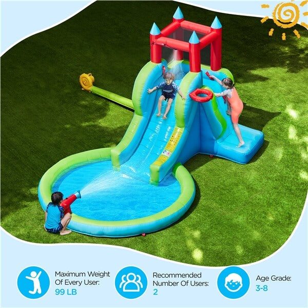 Sub 5 Box Water Inflatables Yaheetech Kids Water Slide for Backyard — yaheetech.shop